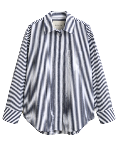 Gant - Stripe Hemd - Rich Navy